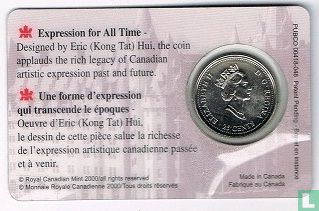 Canada 25 cents 2000 (coincard) "Creativity" - Afbeelding 2