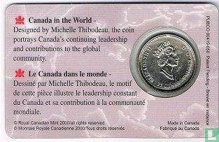 Canada 25 cents 2000 (coincard) "Community" - Image 2
