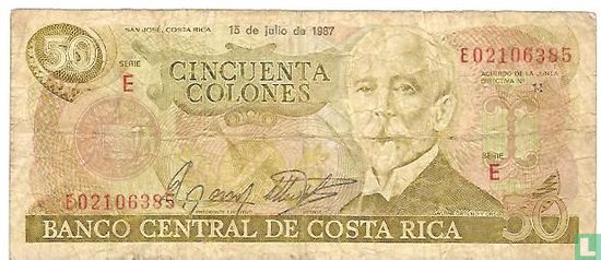 Costa Rica 50 colones - Image 1
