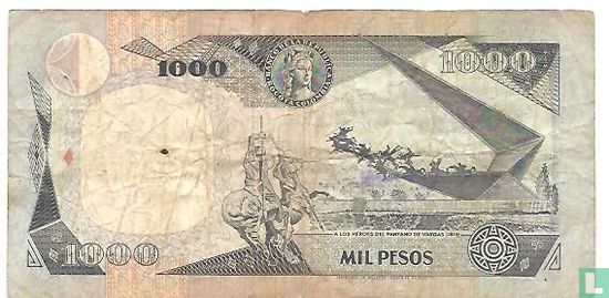 Colombia 1,000 Pesos 1994 - Image 2
