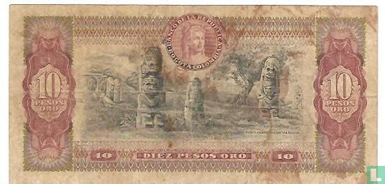 Colombie 10 Pesos Oro 1973 - Image 2