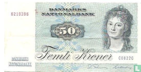 Denmark 50 kroner 1982 - Image 1