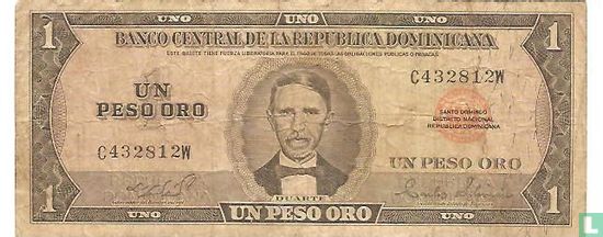 République Dominicaine 1 Peso Oro ND (1973-74) - Image 1
