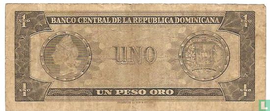 Dominikanische Republik 1 Peso Oro ND (1973-74) - Bild 2