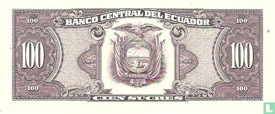 Ecuador 100 Sucres 1990    - Bild 2