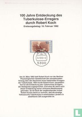 100 years of discovery of the tuberculosis bacillus by Robert Koch