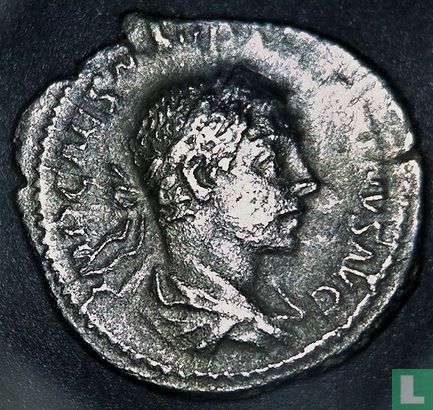Denier de l'Empire romain, AR, 218-222 AD, Héliogabale, Rome, 218 AD - Image 1