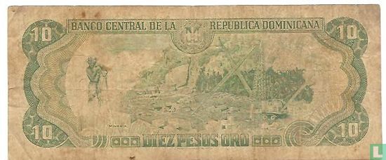 République Dominicaine 10 Pesos Oro 1996 - Image 2