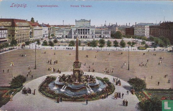 Leipzig. Augustusplatz. Neues Theater. - Bild 1