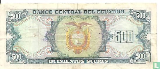Ecuador 500 Sucres1988 - Image 2