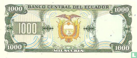 Equateur 1000 sucres 1988 (1) - Image 2