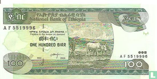 Éthiopie 100 Birr 2000 (EE1992) - Image 1