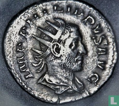 Romeinse Rijk, AR Antoninianus,244-249 AD, Philippus I , Rome, 248-249 AD - Afbeelding 1