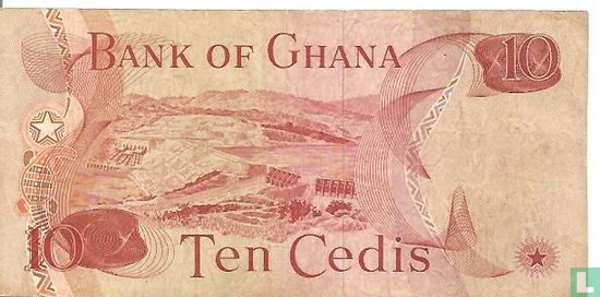 Ghana 10 Cedis 1975 - Afbeelding 2