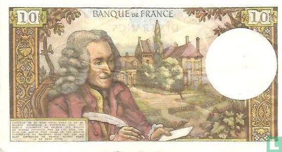 Frankrijk 10 francs 1973 - Afbeelding 2