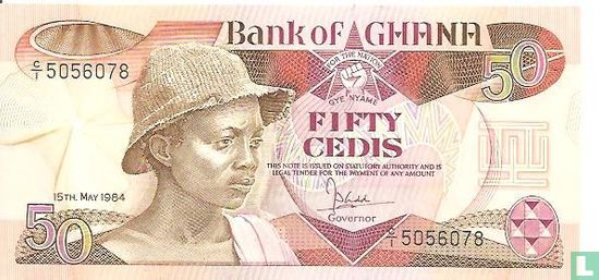 Ghana 50 Cedis 1984 - Image 1