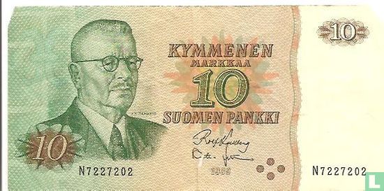 Finlande 10 marks - Image 1