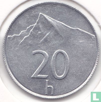Slowakije 20 halierov 1994 - Afbeelding 2