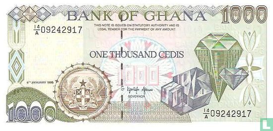 Ghana 1,000 Cedis 1995 - Image 1