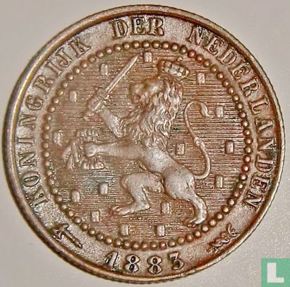 Netherlands 1 cent 1883 - Image 1