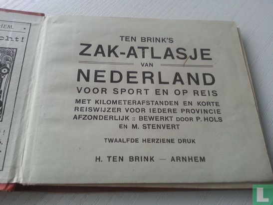 Ten Brink's zak-atlasje van Nederland - Afbeelding 3