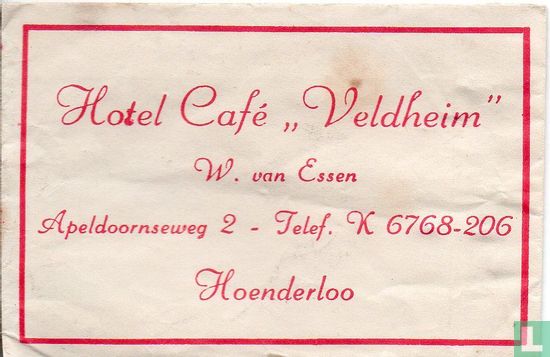 Hotel Café "Veldheim" - Afbeelding 1