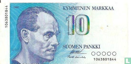 Finnland 10 markkaa   - Bild 1