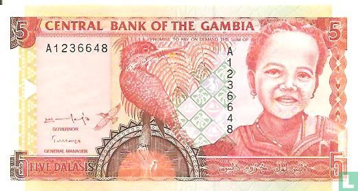 Gambia 5 Dalasis ND (1996) - Image 1