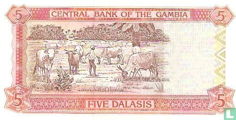Gambia 5 Dalasis ND (1996) - Image 2