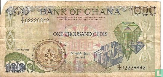 Ghana 1.000 Cedis 1993 - Afbeelding 1