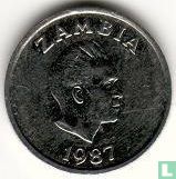 Zambia 5 ngwee 1987 - Image 1