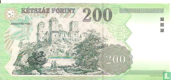 Hongarije 200 Forint 2001 - Afbeelding 2