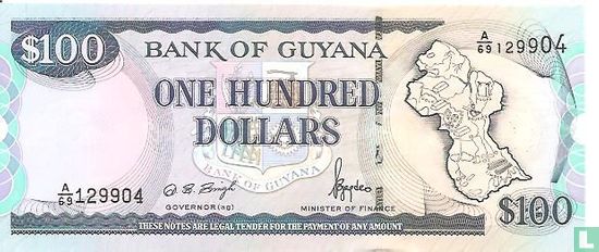 Guyana 100 Dollars ND (1999) - Image 1