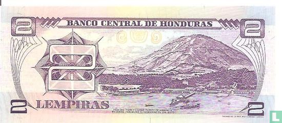 Honduras 2 lempiras - Image 2