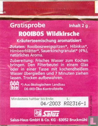 Rooibos Wildkirsche - Afbeelding 2