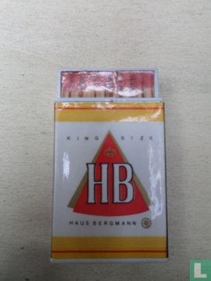 HB King Size doosje lucifers - Afbeelding 1