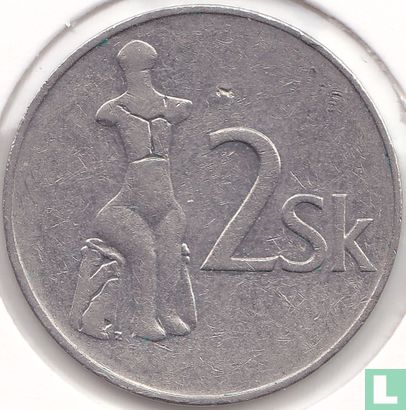 Slowakei 2 Koruny 1993 - Bild 2