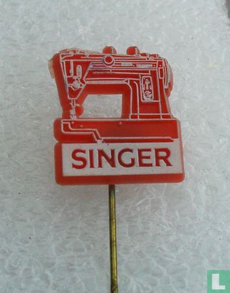 Singer [wit op oranje] - Afbeelding 1