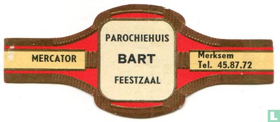 Parochiehuis Bart Feestzaal - Mercator - Merksem Tel. 45.87.72 - Bild 1