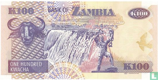 Zambia 100 Kwacha 2011 - Image 2