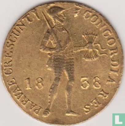 Netherlands ducat 1838  - Image 1