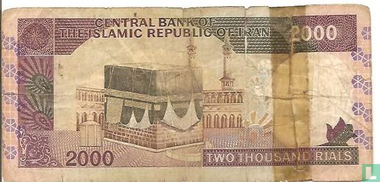 Iran 2.000 Rials ND (1986-) P141j - Afbeelding 2