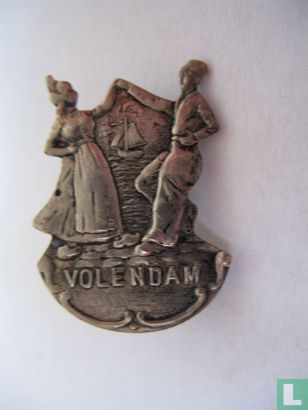 Volendam (couple dansant en costume traditionnel type 2)