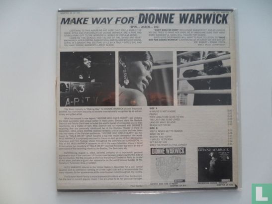 Make Way For Dionne Warwick - Afbeelding 2