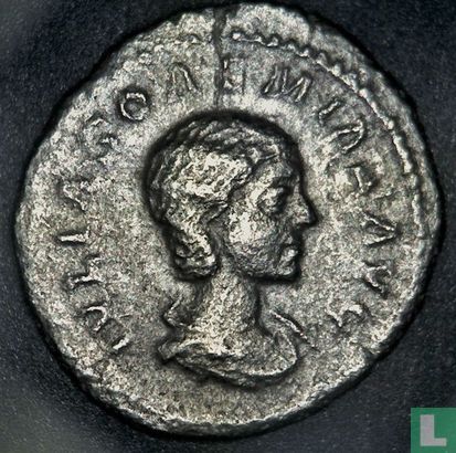 Romeinse Rijk, AR Denarius, 218 - 222, Julia Soaemias mother of Elagabalus, Rome - Afbeelding 1
