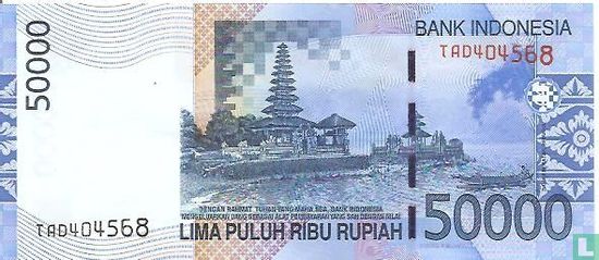 Indonesia 50,000 Rupiah 2006 - Image 2