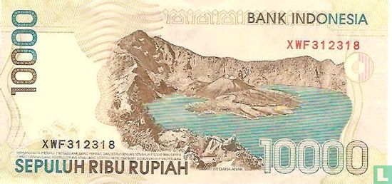Indonesia 10,000 Rupiah 2004 - Image 2