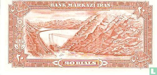 Iran 20 rials  - Afbeelding 2
