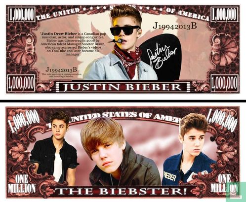 Justin Bieber dollar 2014