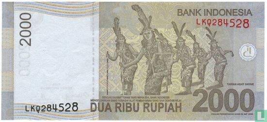Indonésie 2.000 Rupiah 2013 - Image 2